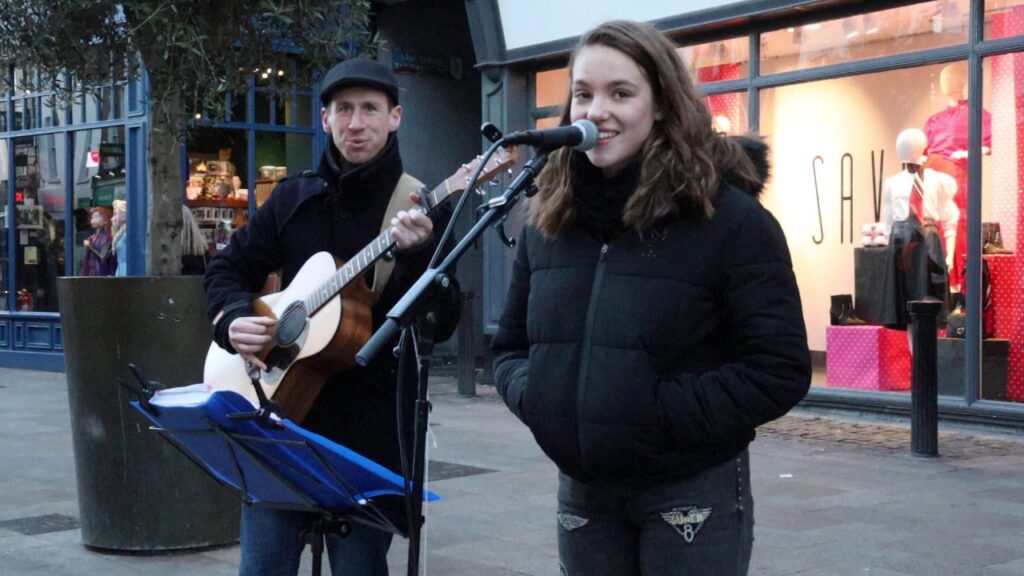 Allie Sherlock didn't expect this Italian surprise while performing an Ed Sheeran classic