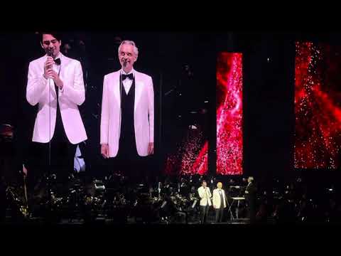 Andrea Bocelli and his son Matteo do a cover of an Ed Sheeran song